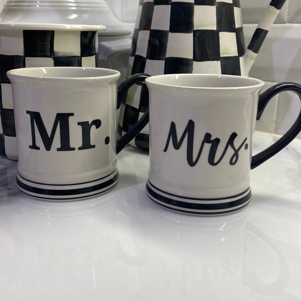 Mr. And Mrs. Coffee mug set